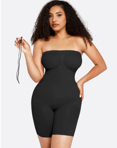 Strapless and Seamless Full Bodysuit Shapewear.